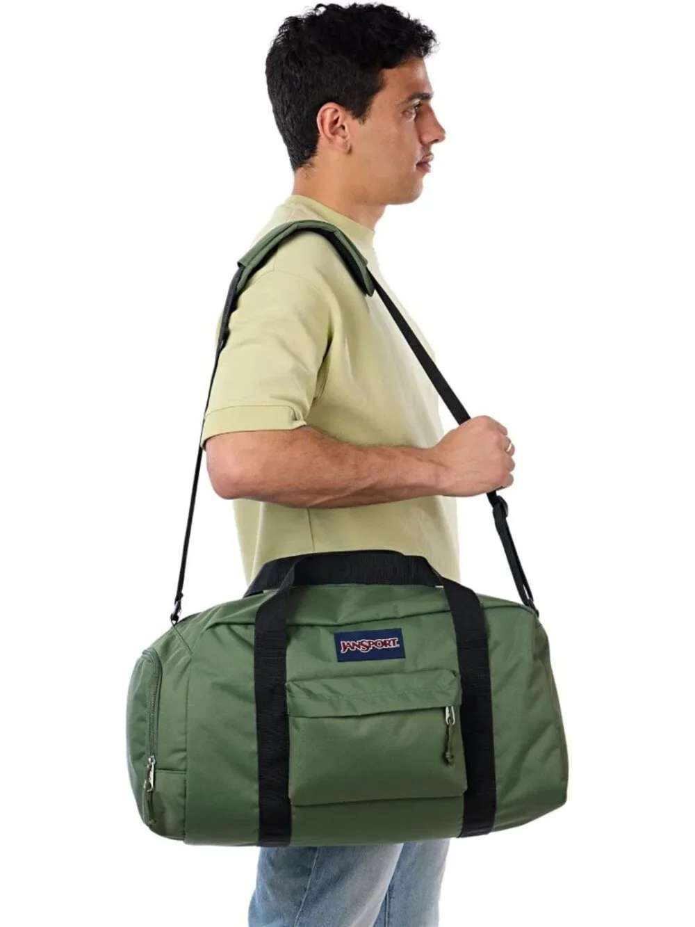Durable Medium Duffel Bag for Travel or Gym - Utility Pocket & Side Handles